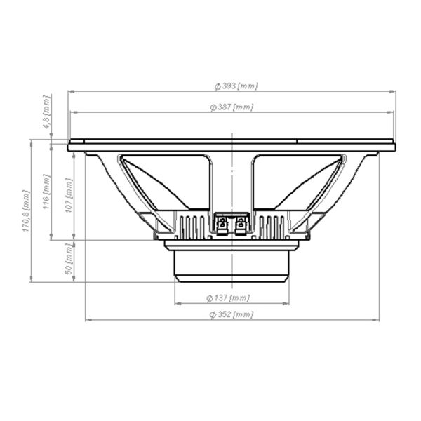 Woofer professionale Eighteen Sound 15NMB1000