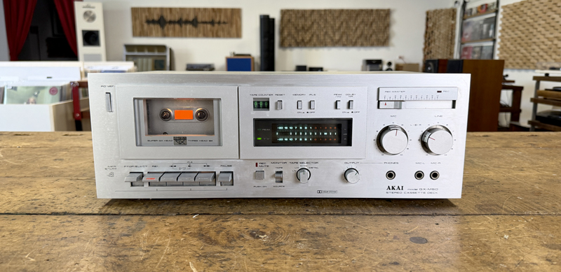 Piastra cassette stereo Akai GX-M50 usata