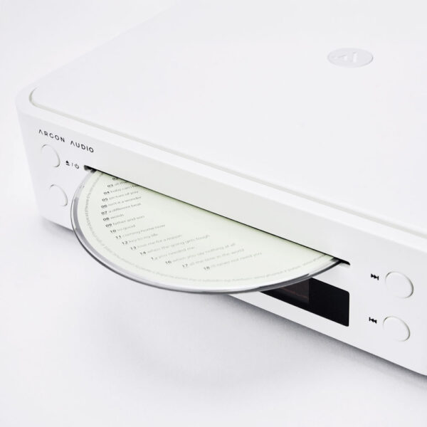 Argon Audio CD1 lettore CD slot loading finitura bianco