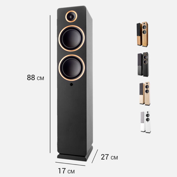 Argon-Audio-Fenris-A55-dimensioni Diffusori attivi da pavimento Argon Audio Fenris A55