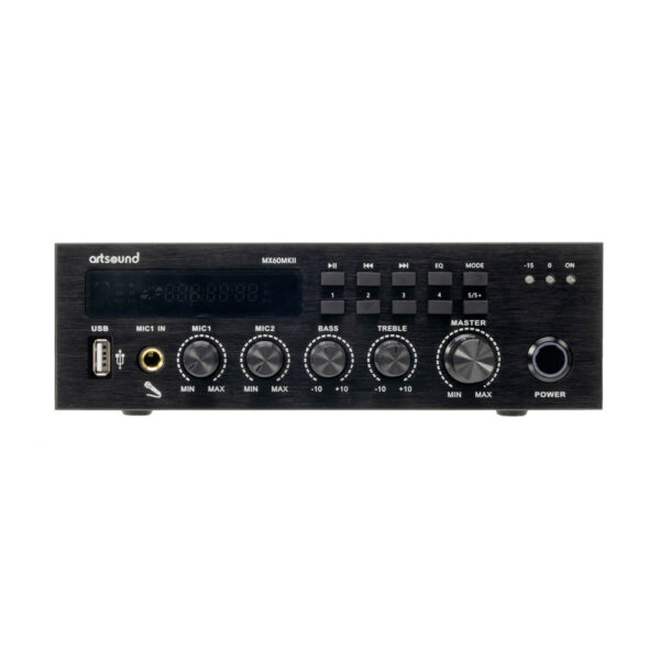 amplificatore mixer 60W Bluetooth per sistemi 100V