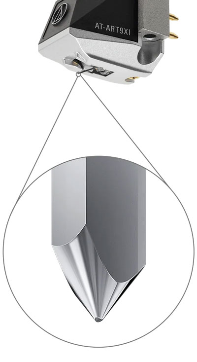 Audio-Technica AT-ART9XI cantilever in boro pieno