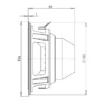 Midbass professionale B&C Speakers 4NDF34