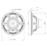 Woofer professionale B&C Speakers 12CL76