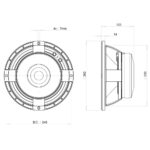 Woofer professionale B&C Speakers 10PS26