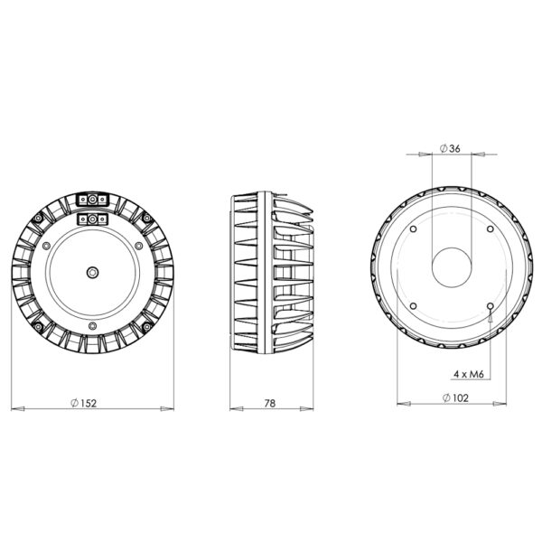 Coassiale HF professionale B&C Speakers DCX464