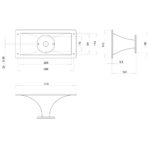 Tromba professionale da 1 pollice B&C Speakers ME45