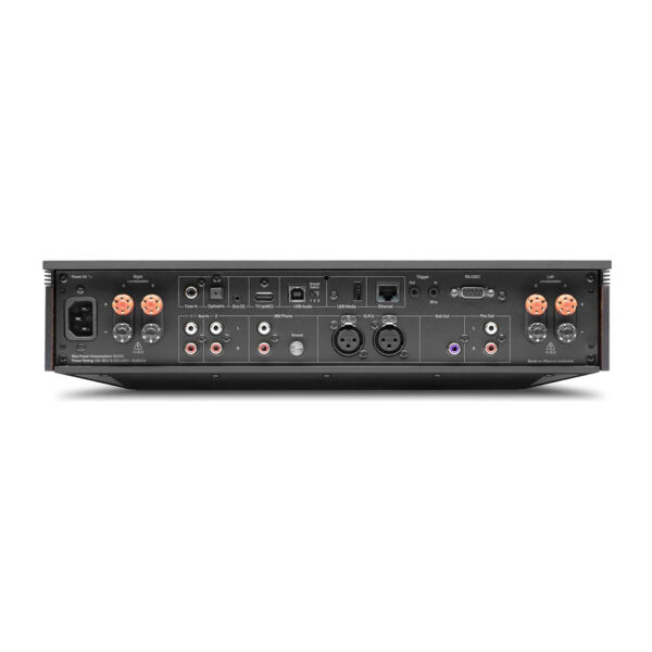 Cambridge Audio Evo 300 vista posteriore HDMI XLR Phono USB