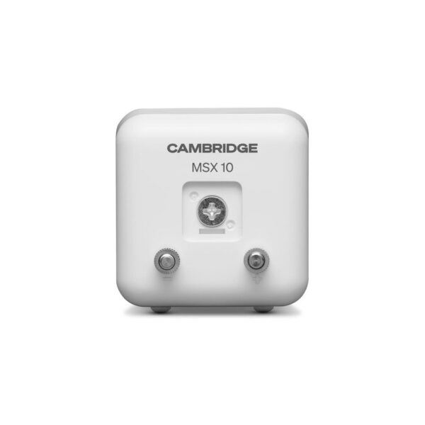 Cambridge Audio MSX 10 vista posteriore finitura bianco