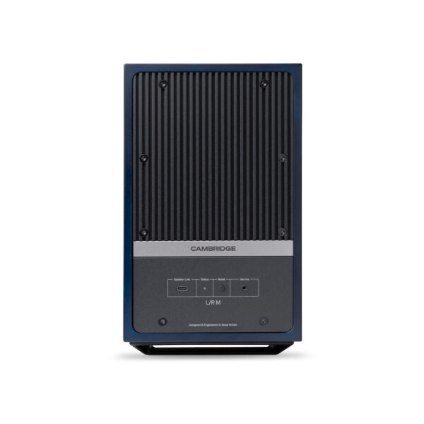 Cambridge Audio L/R M diffusori StreamMagic vista posteriore cassa passiva