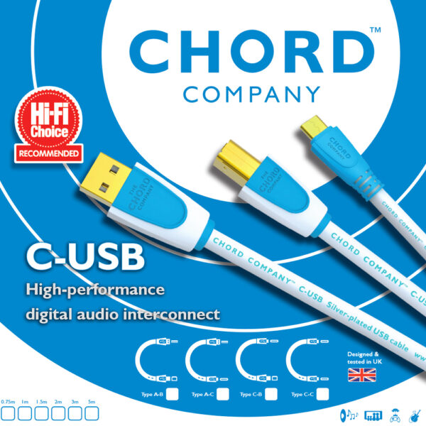Cavo USB audio Chord C-USB per DAC