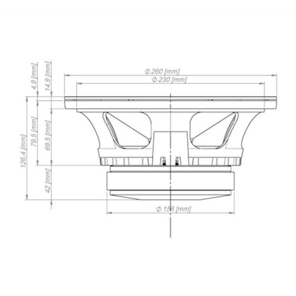 Eighteen Sound 10W500 woofer 10 professionale PA per sistemi compatti