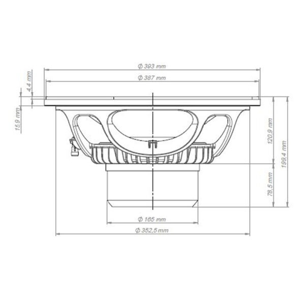 Eighteen Sound 15NLW4500 woofer 15 professionale alta escursione per subwoofer