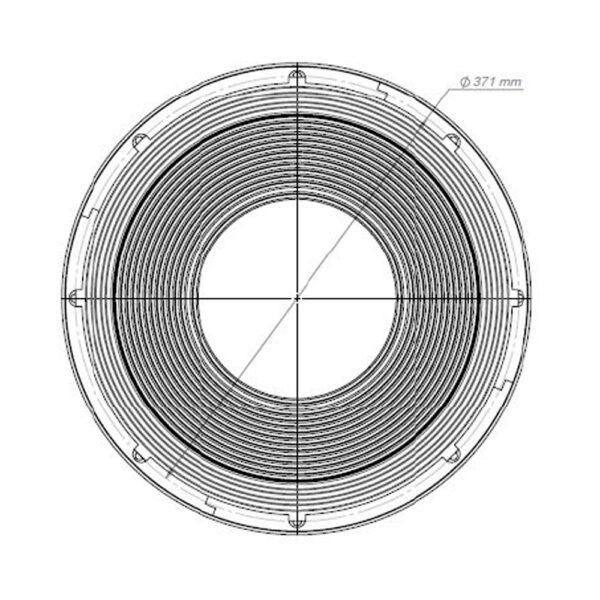 Eighteen Sound 15NLW4500 woofer 15 professionale alta escursione per subwoofer