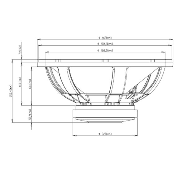 Eighteen Sound 18LW1400 woofer 18 professionale alta potenza