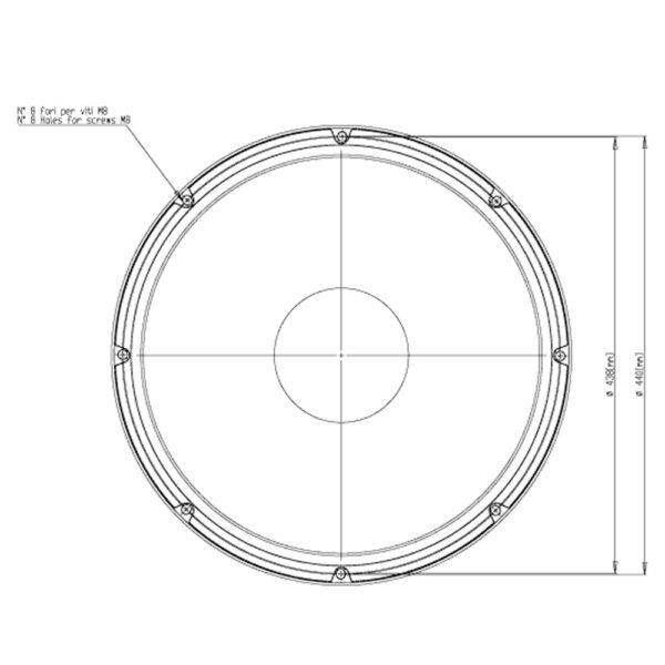 Eighteen Sound 18LW1400 woofer 18 professionale alta potenza