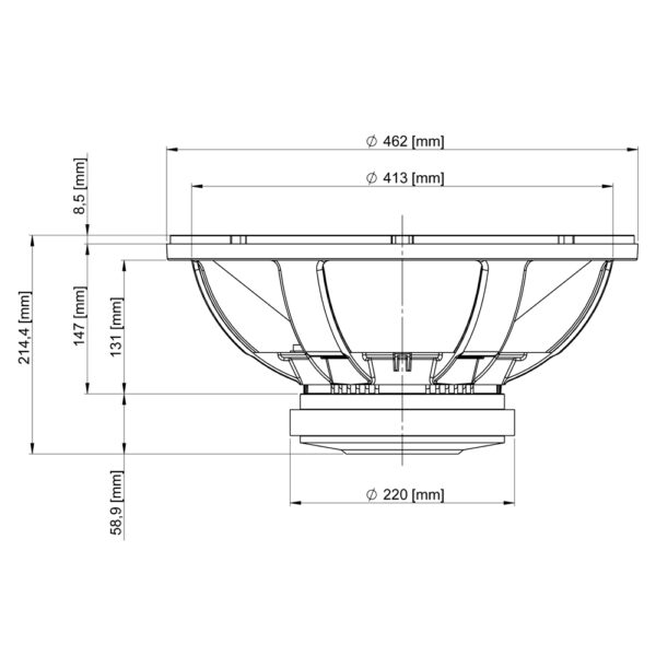 Eighteen Sound 18LW2400 woofer 18 professionale alta potenza
