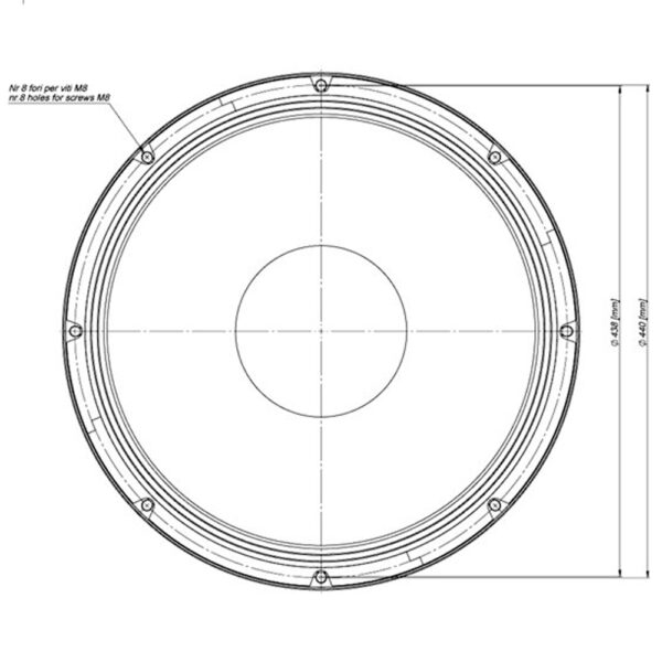 Eighteen Sound 18NLW9601 woofer 18 professionale alta potenza per subwoofer