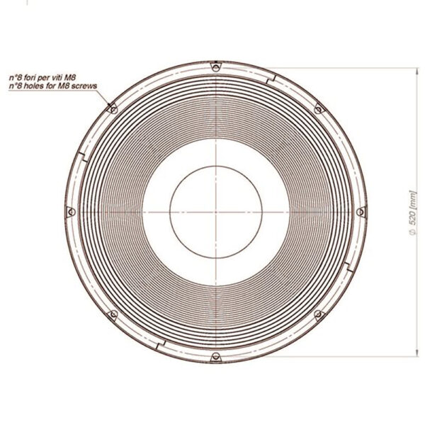Eighteen Sound 21NLW9601 woofer 21 professionale alta potenza per subwoofer