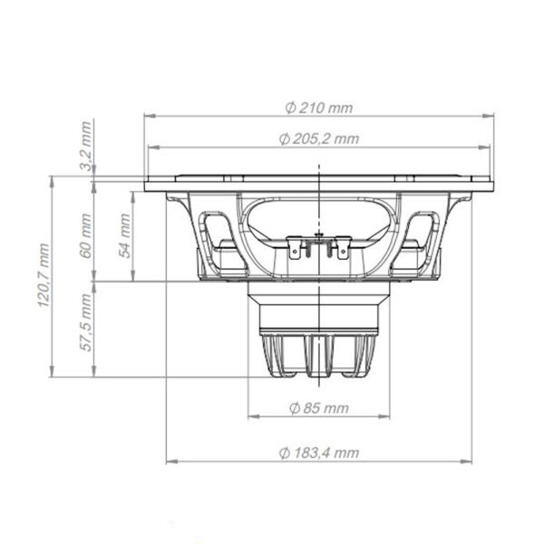 Eighteen Sound 8NTLS2000 woofer 8 neodimio alta escursione