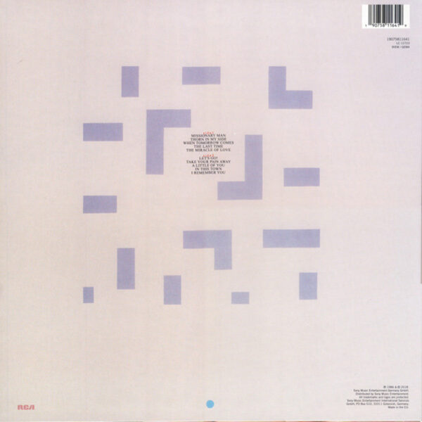 Eurythmics – Revenge - RCA - Sony Music Entertainment