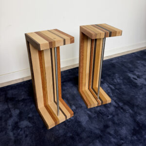 Extrasound Rigatini stand diffusori in legno massello