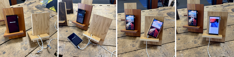 Supporto in legno per lettori digitali iBasso