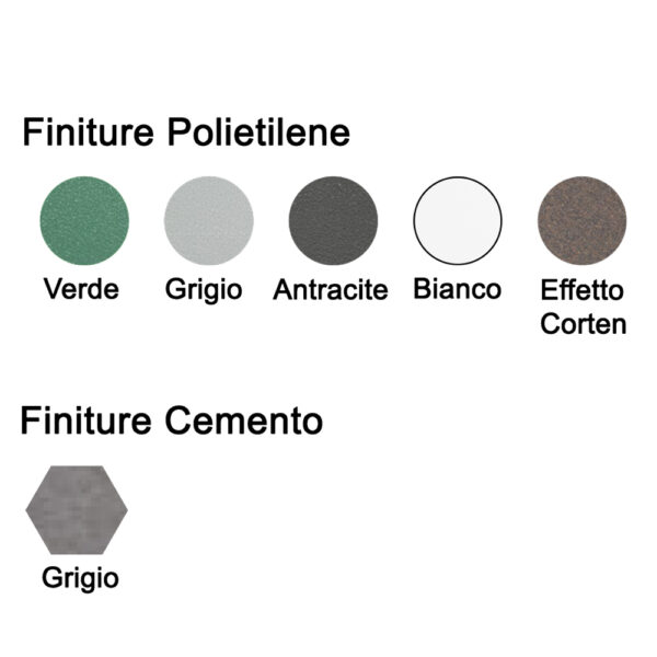 Finiture Polietilene e Cemento Garvan SN120