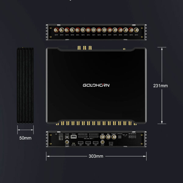 Goldhorn P5 DSP ULTRA player/DSP 16 canali ad alte prestazioni