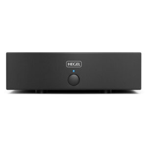 Hegel H20 vista frontale finale stereo in finitura nera