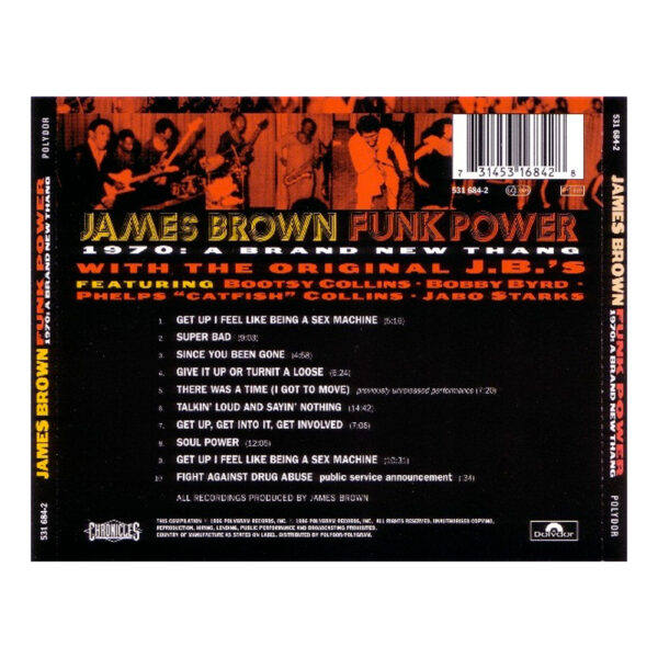 James Brown Funk Power 1970 A Brand New Thang CD