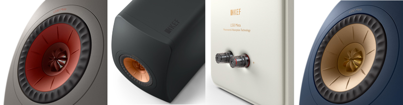KEF LS50 META diffusori da scaffale particolari