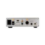 Pannello posteriore del Lindemann Woodnote BRIDGE con uscite AES/EBU, coassiale e ottica, HDMI e USB