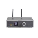 Lindemann Woodnote COMBO visto di fronte con display, manopola, uscita cuffie e antenne