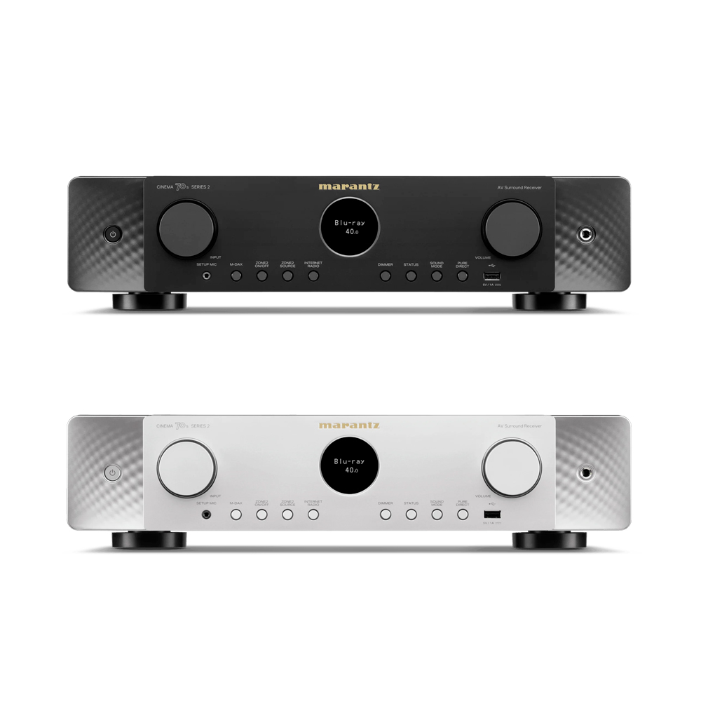 Marantz CINEMA 70s S2 – Sintoamplificatore AV Slim 7.2 con HDMI 8K, HEOS e Dirac Live
