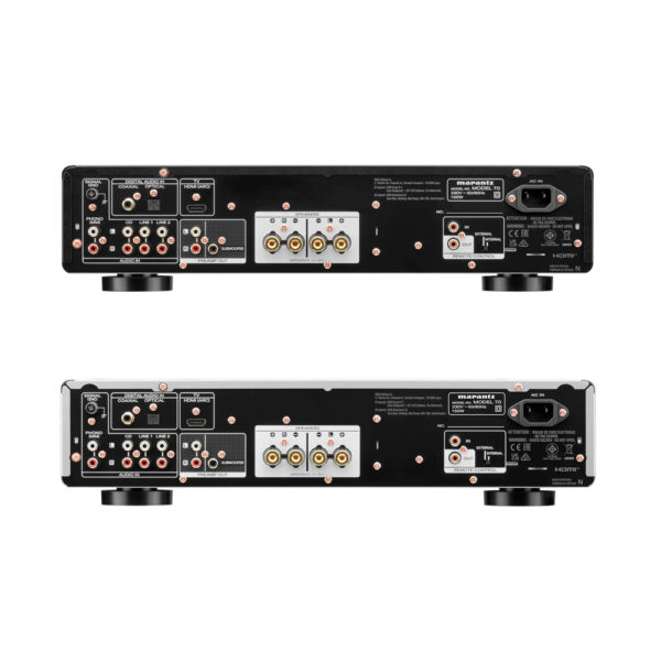 Marantz MODEL 70 pannello posteriore HDMI ARC e Phono MM