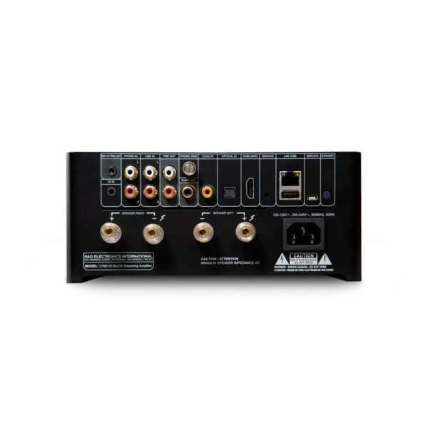 NAD C 700 V2 amplificatore streaming BluOS compatto