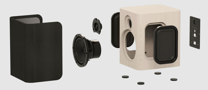Diffusore amplificato Wi-Fi 70 Watt Octavio Maestro