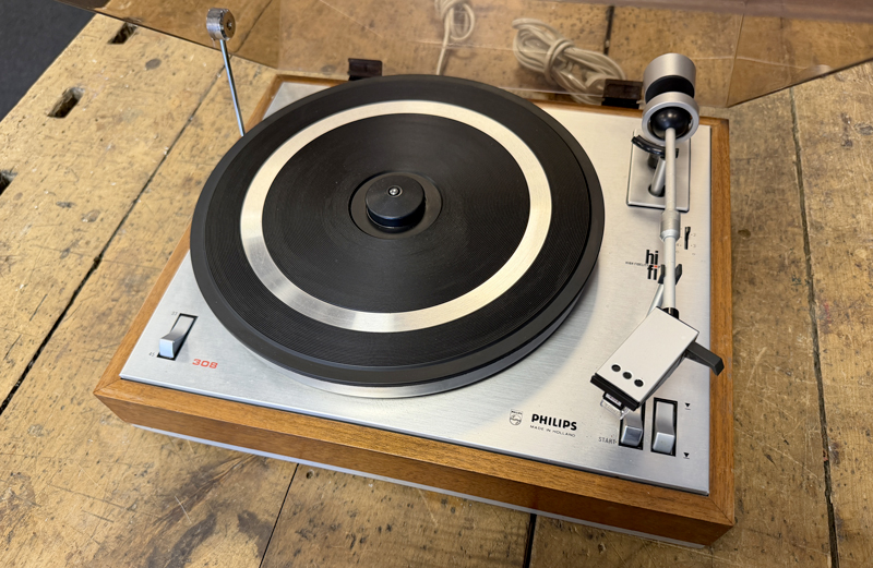 impianto Hi-Fi vintage Philips completo anni Settanta