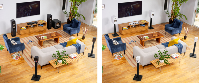 Diffusori surround Polk Audio ES10 compatti hi-fi coppia