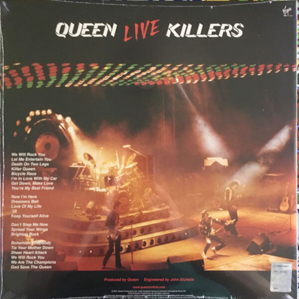 Queen Live Killers Virgin EMI Records doppio LP 180g