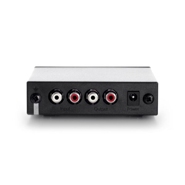 Rega Fono Mini A2D ingressi e uscite RCA posteriori