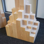 Coppia Stand in Legno Massello Extrasound Tree