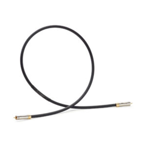 Cavo coassiale digitale Shunyata Gamma S/PDIF grigio carbone arrotolato con due connettori RCA