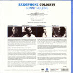 Sonny Rollins Saxophone Colossus LP vinile 180 grammi