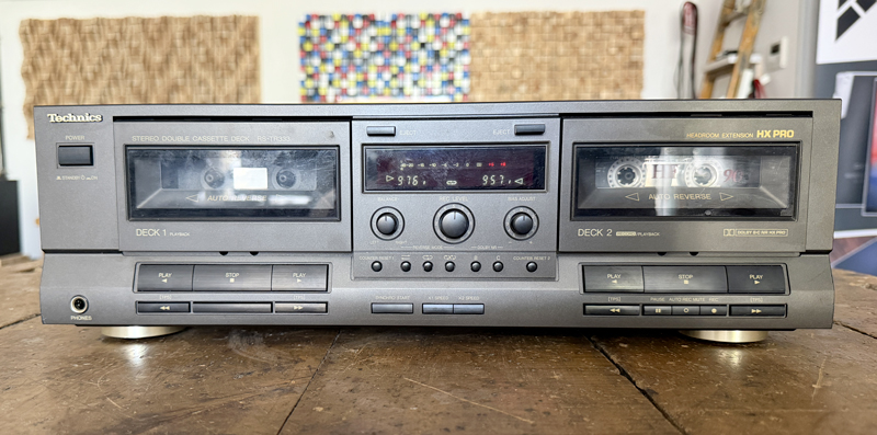 doppia piastra cassette Technics RS-TR333 usata 