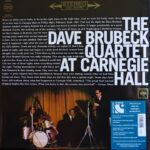 The Dave Brubeck Quartet At Carnegie Hall - Vinile nuovo