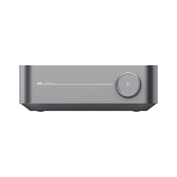 WiiM Amp vista frontale amplificatore streaming compatto
