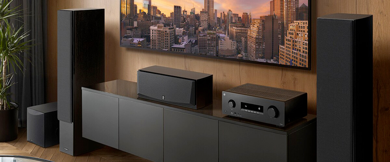 Yamaha RX500A configurazione Home Cinema Dolby Atmos 5.2.2