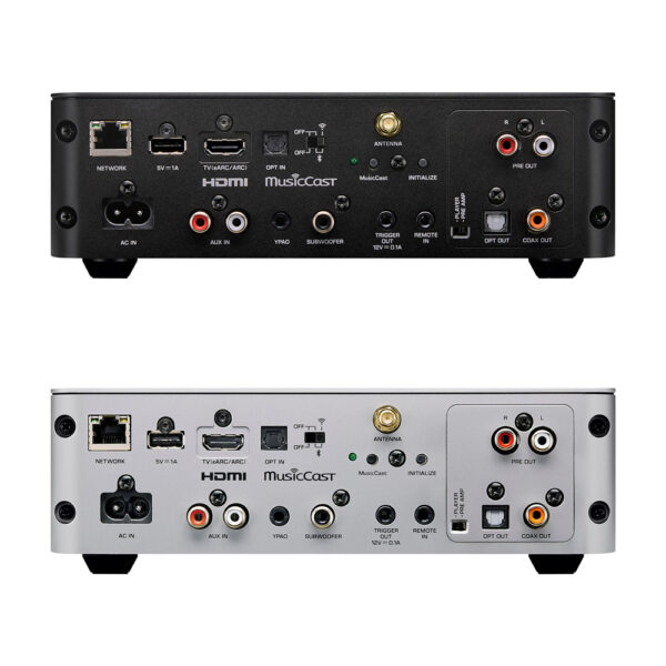Yamaha WXC-70A vista posteriore ingressi e uscite